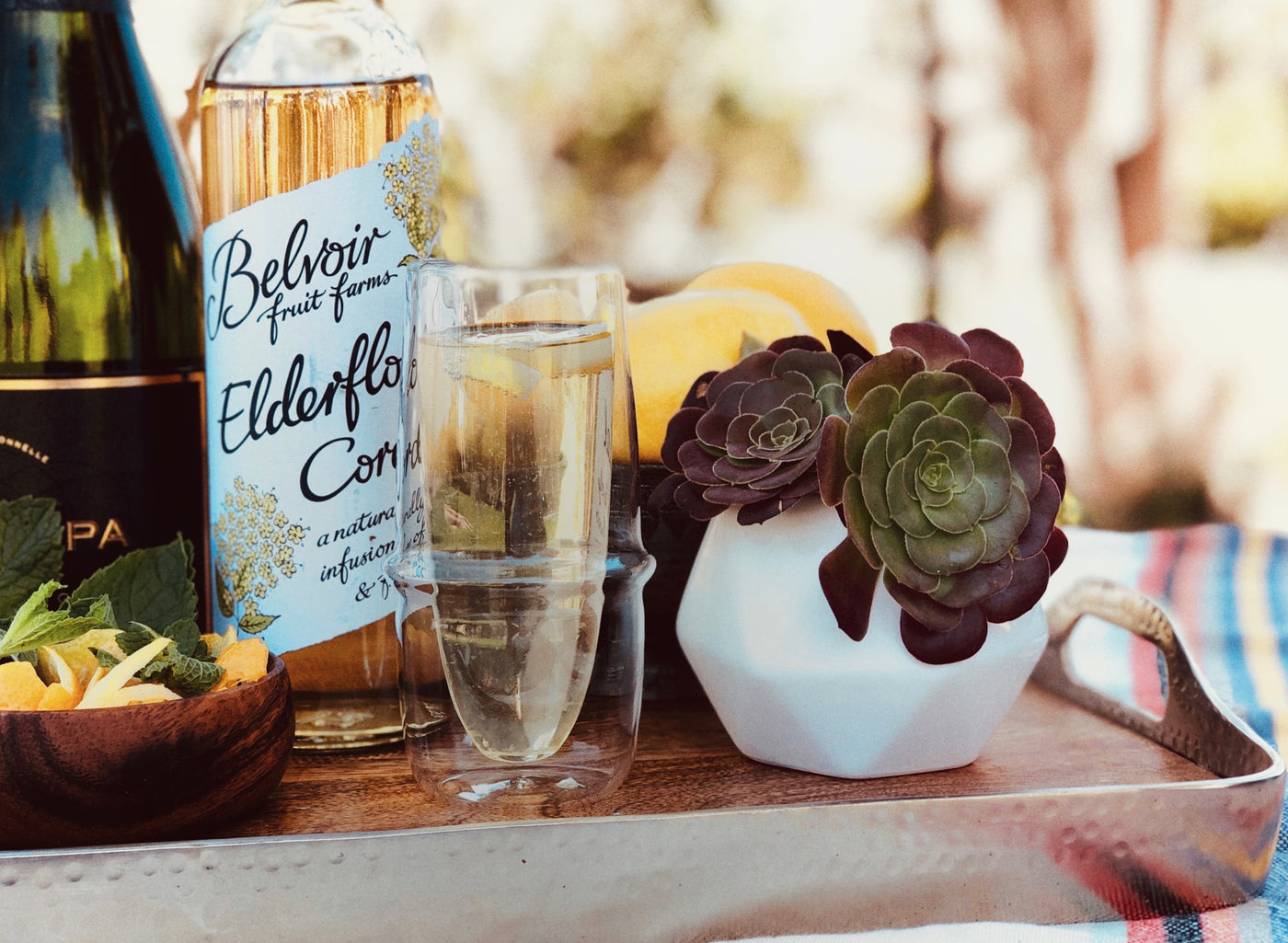 ELDERFLOWER CHAMPAGNE COCKTAIL