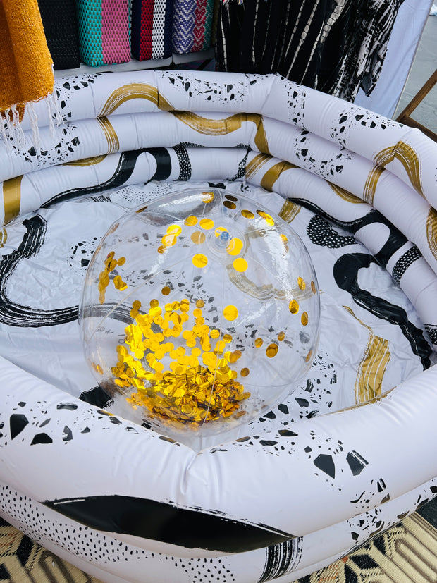 GILDED MARBLE INFLATABLE POOL