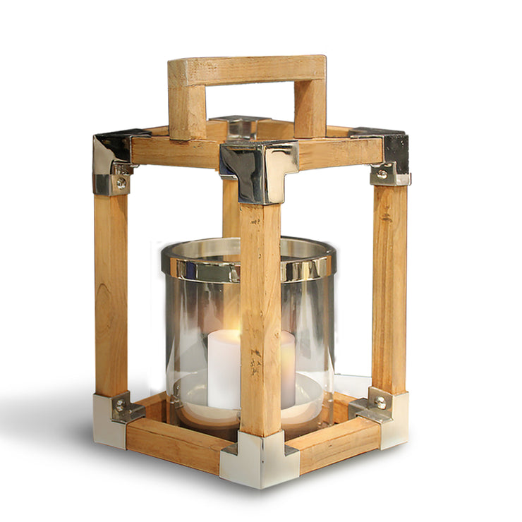 SOUTHHAMPTON TEAK LANTERN | AVAILABLE TO SHIP 2/1