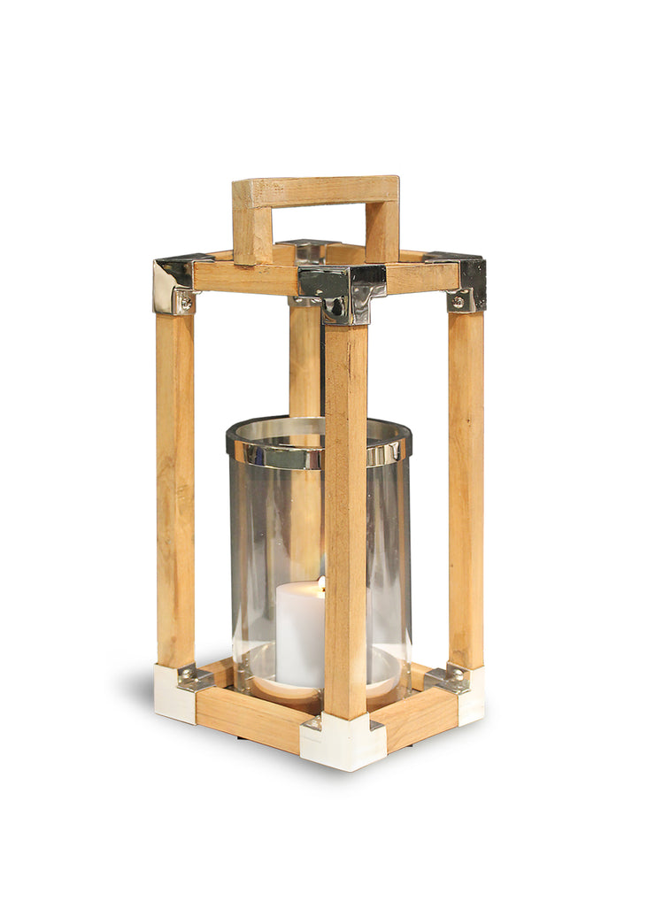 SOUTHHAMPTON TEAK LANTERN | AVAILABLE TO SHIP 2/1