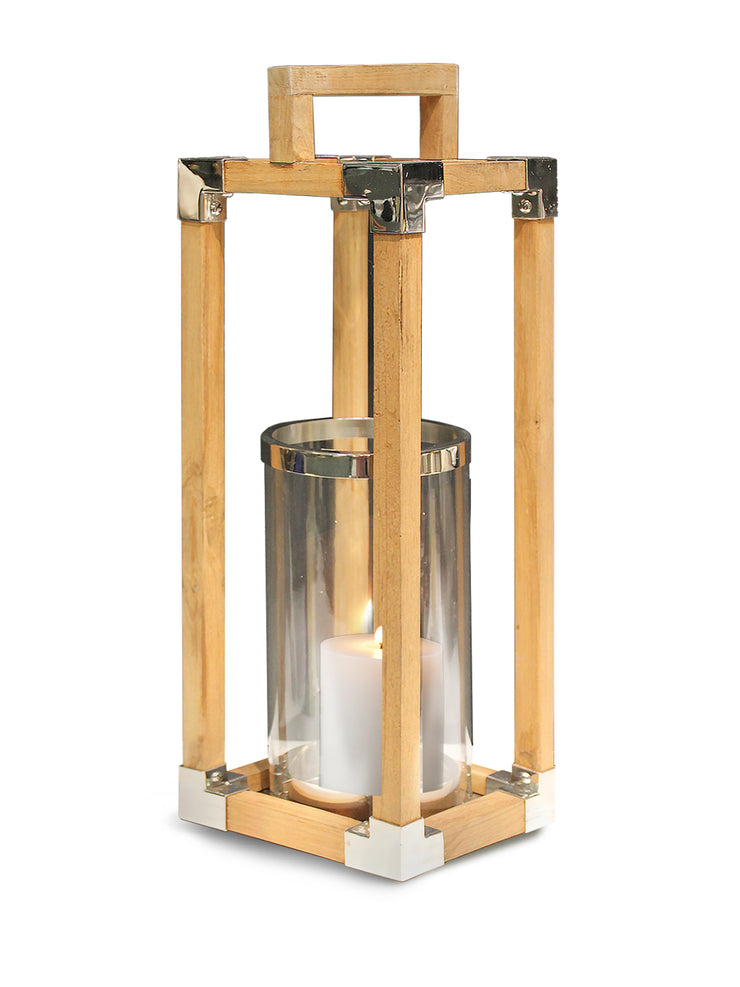 SOUTHHAMPTON TEAK LANTERN | AVAILABLE TO SHIP 2/1