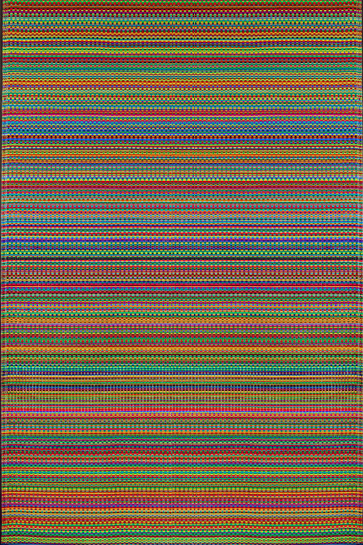 THE OG RECYCLED PLASTIC OUTDOOR MAT 4' X 6' STRIPE