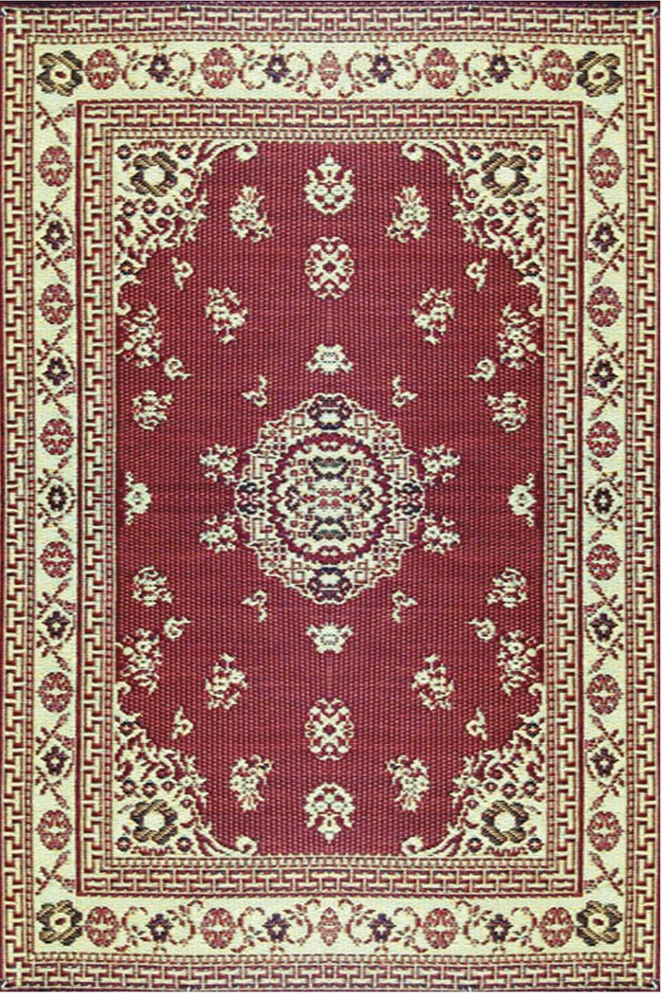 THE OG RECYCLED PLASTIC OUTDOOR MAT 4' X 6' ORIENTAL