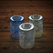 SOJI STELLA CYLINDER - 7.5" TYVEK SOLAR LANTERN