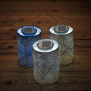SOJI STELLA CYLINDER - 7.5" TYVEK SOLAR LANTERN