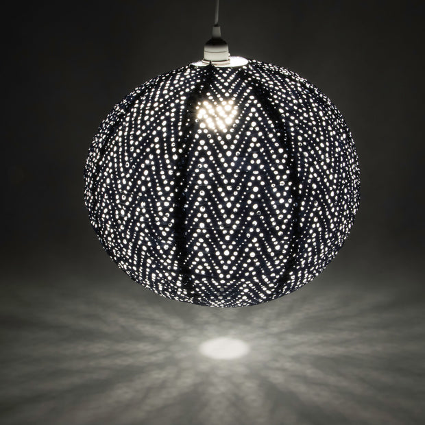 INDOOR/OUTDOOR TYVEK NOVA LANTERN | CHEVRON 18"