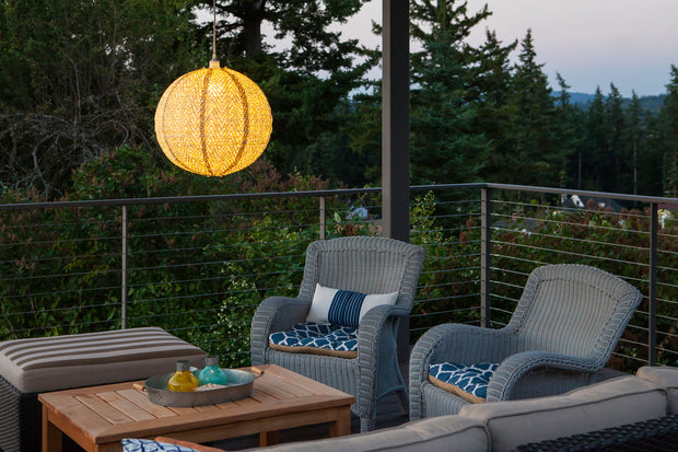 INDOOR/OUTDOOR TYVEK NOVA LANTERN | CHEVRON 18"
