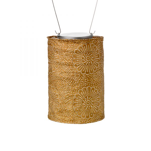 SOJI STELLA CYLINDER - 7.5" TYVEK SOLAR LANTERN