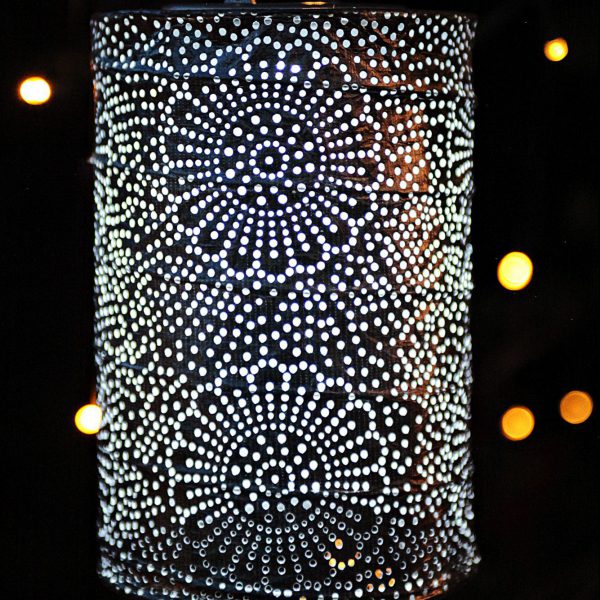 SOJI STELLA CYLINDER - 7.5" TYVEK SOLAR LANTERN