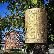 SOJI STELLA CYLINDER - 7.5" TYVEK SOLAR LANTERN