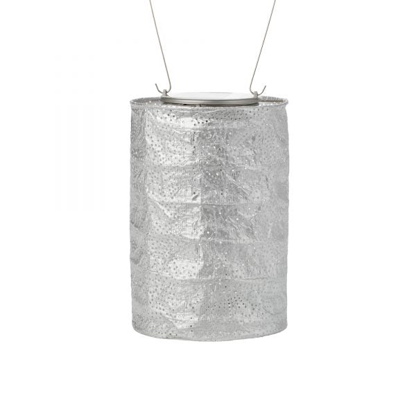 SOJI STELLA CYLINDER - 7.5" TYVEK SOLAR LANTERN