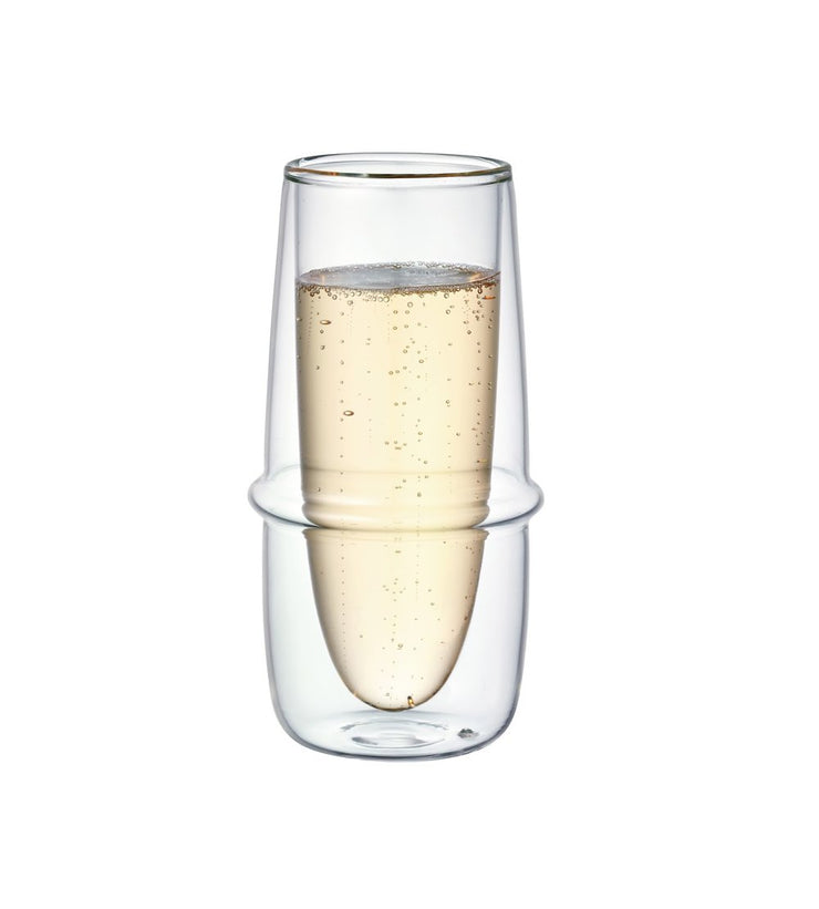 Double Wall Champagne Flute